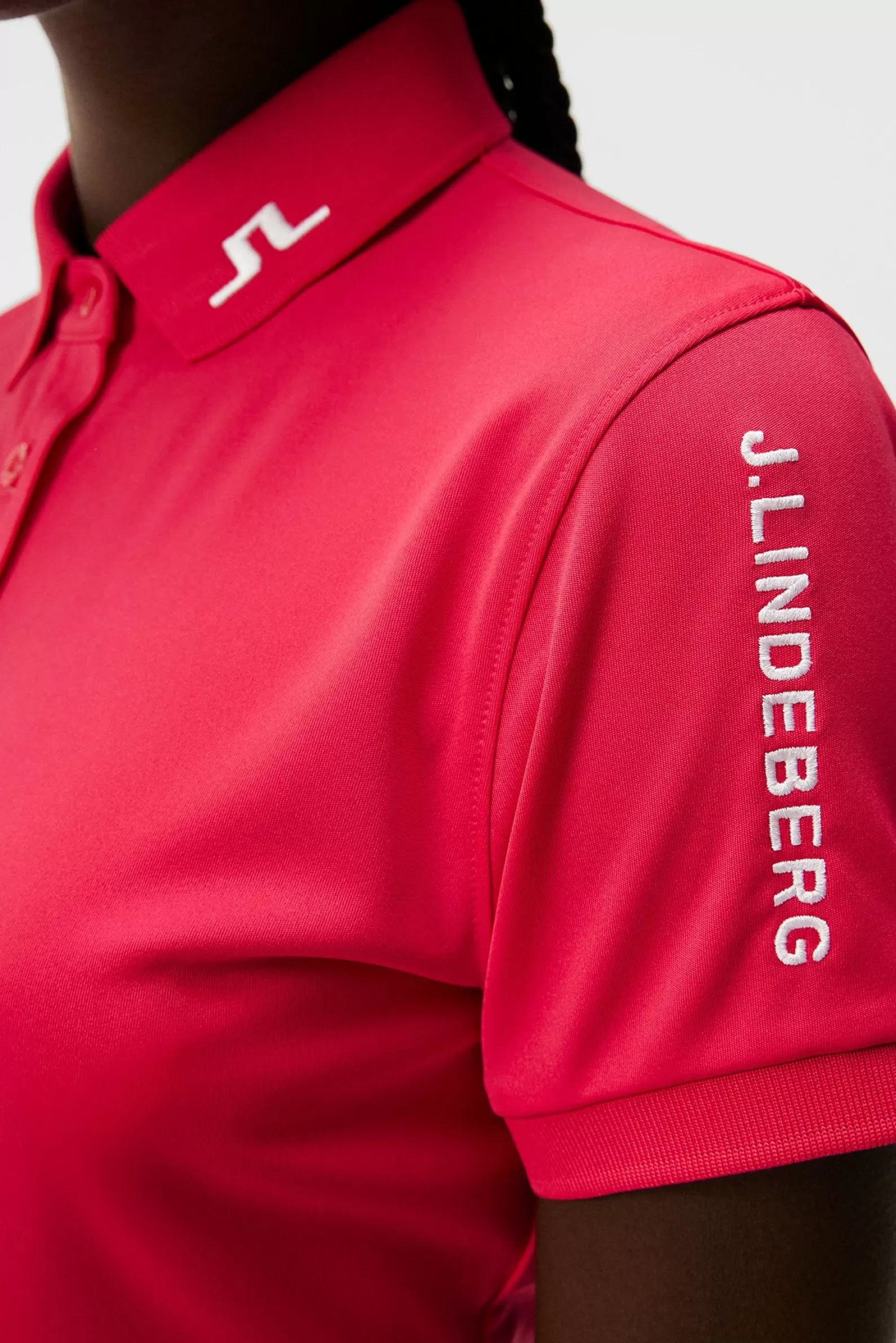 J.Lindeberg Tour Tech Polo Estate Blue*KVINNOR Bas- och mellanlager | Polotröjor