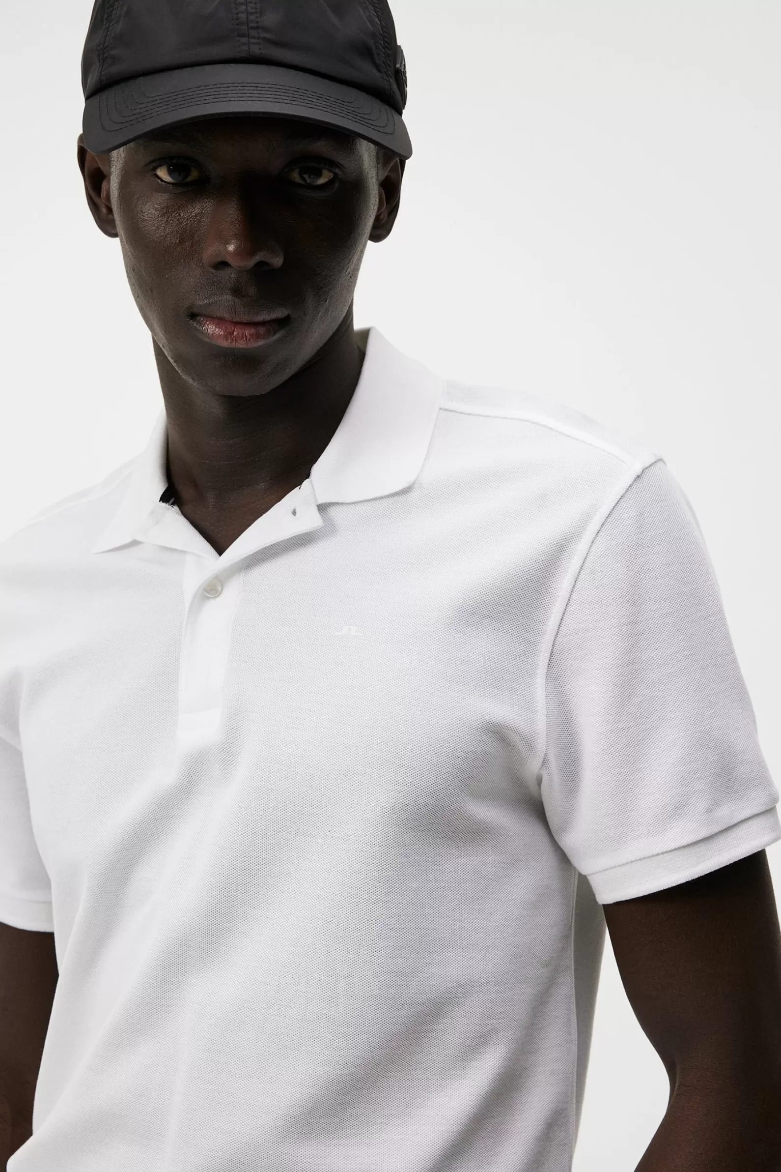 J.Lindeberg Troy Pique Polo Shirt White*MÄN Polotröjor