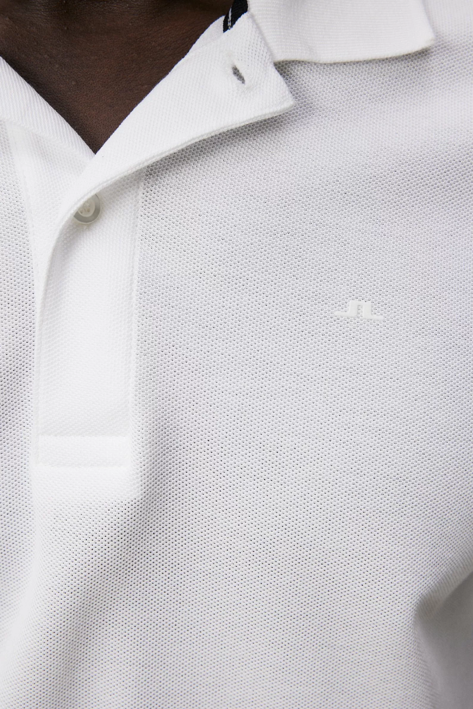 J.Lindeberg Troy Pique Polo Shirt White*MÄN Polotröjor