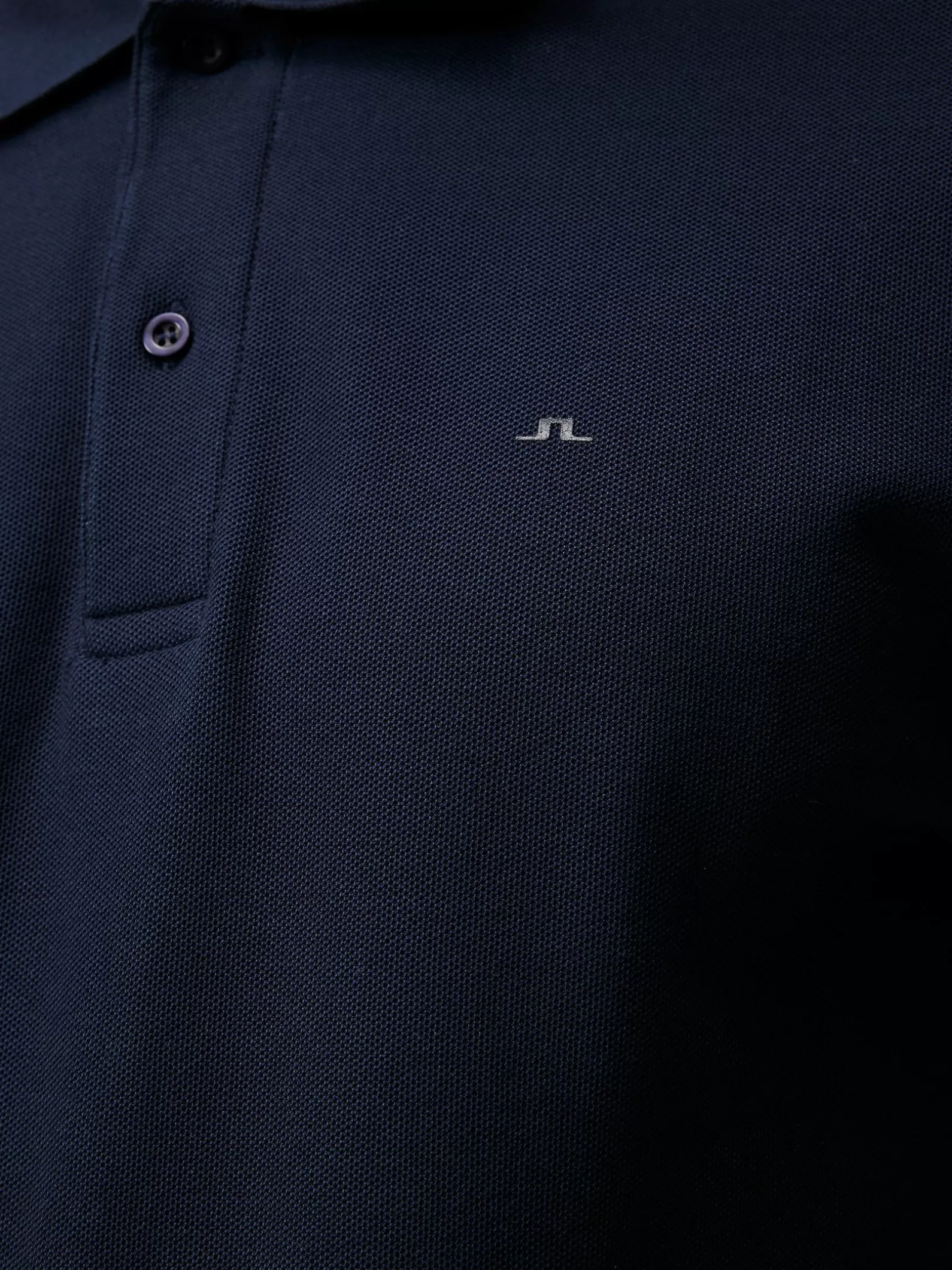 J.Lindeberg Troy Pique Polo Shirt Jl Navy*MÄN Polotröjor