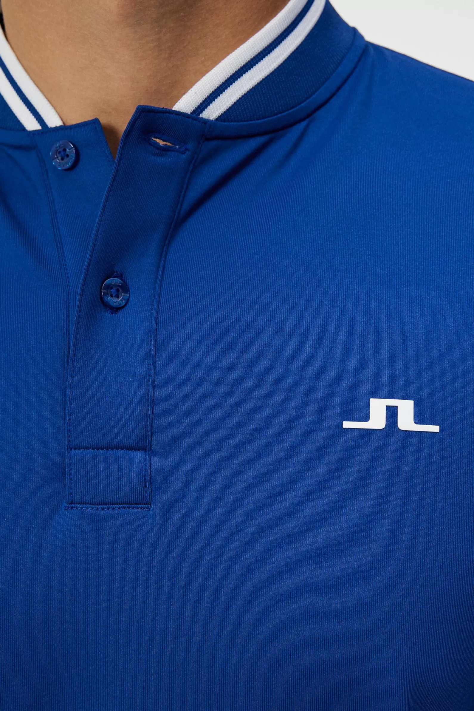 J.Lindeberg Tyson Ls Reg Fit Polo Sodalite Blue*MÄN Bas- och mellanlager