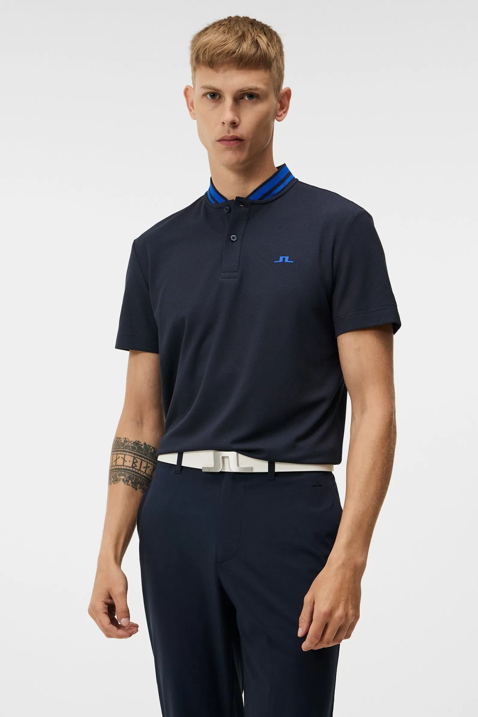 J.Lindeberg Tyson Regular Fit Polo Jl Navy*MÄN Polotröjor