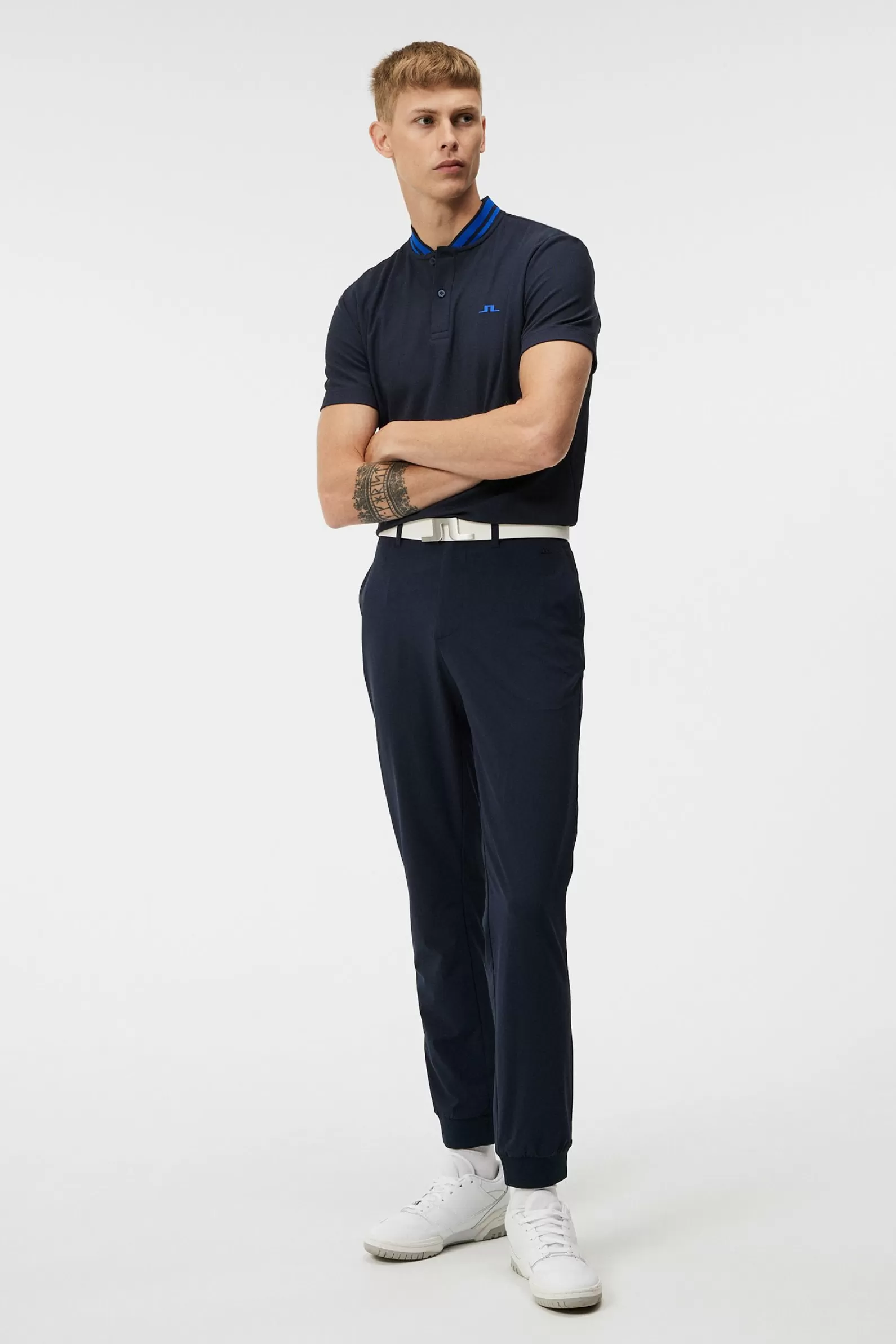 J.Lindeberg Tyson Regular Fit Polo Jl Navy*MÄN Polotröjor