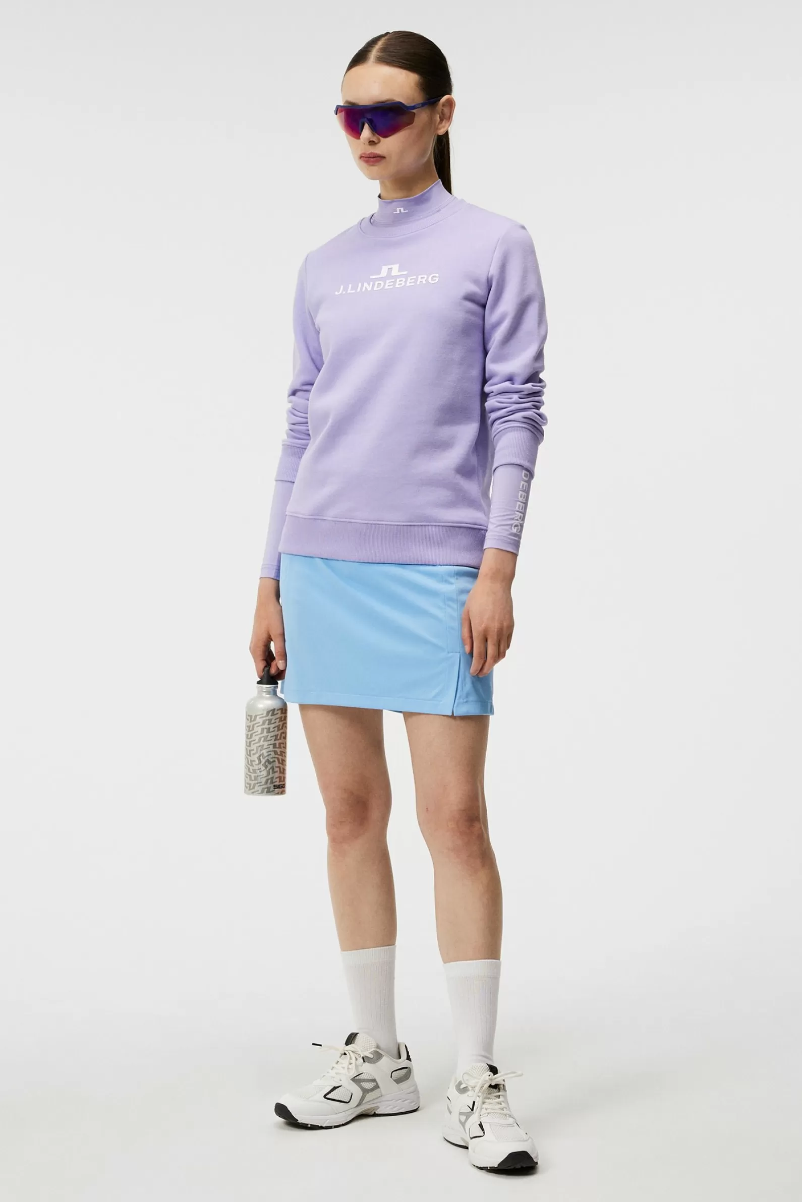 J.Lindeberg W Alpha Crew Neck Sweet Lavender*KVINNOR Tröjor