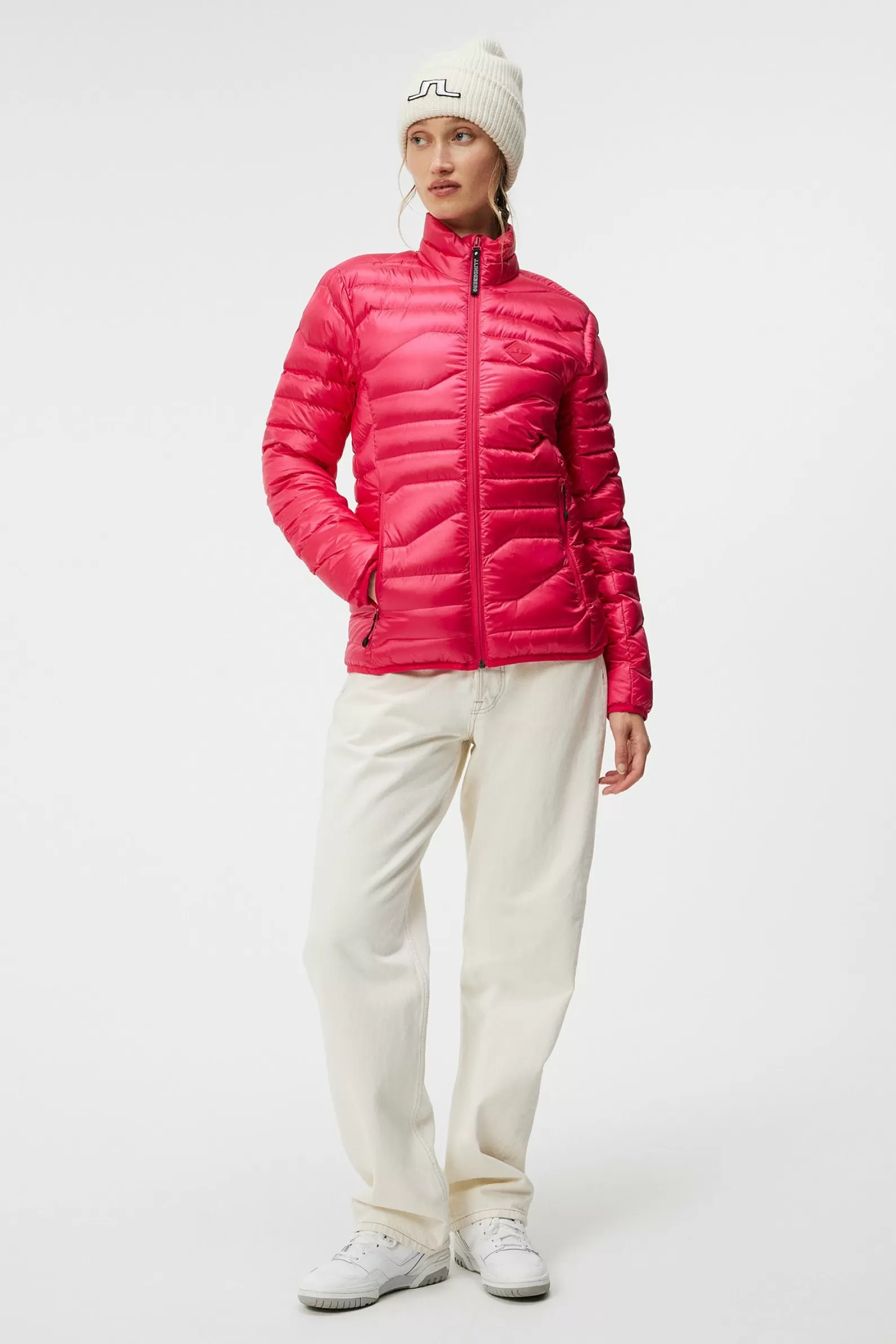 J.Lindeberg W Cliff Light Down Jacket Rose Red*MÄN | KVINNOR Jackor