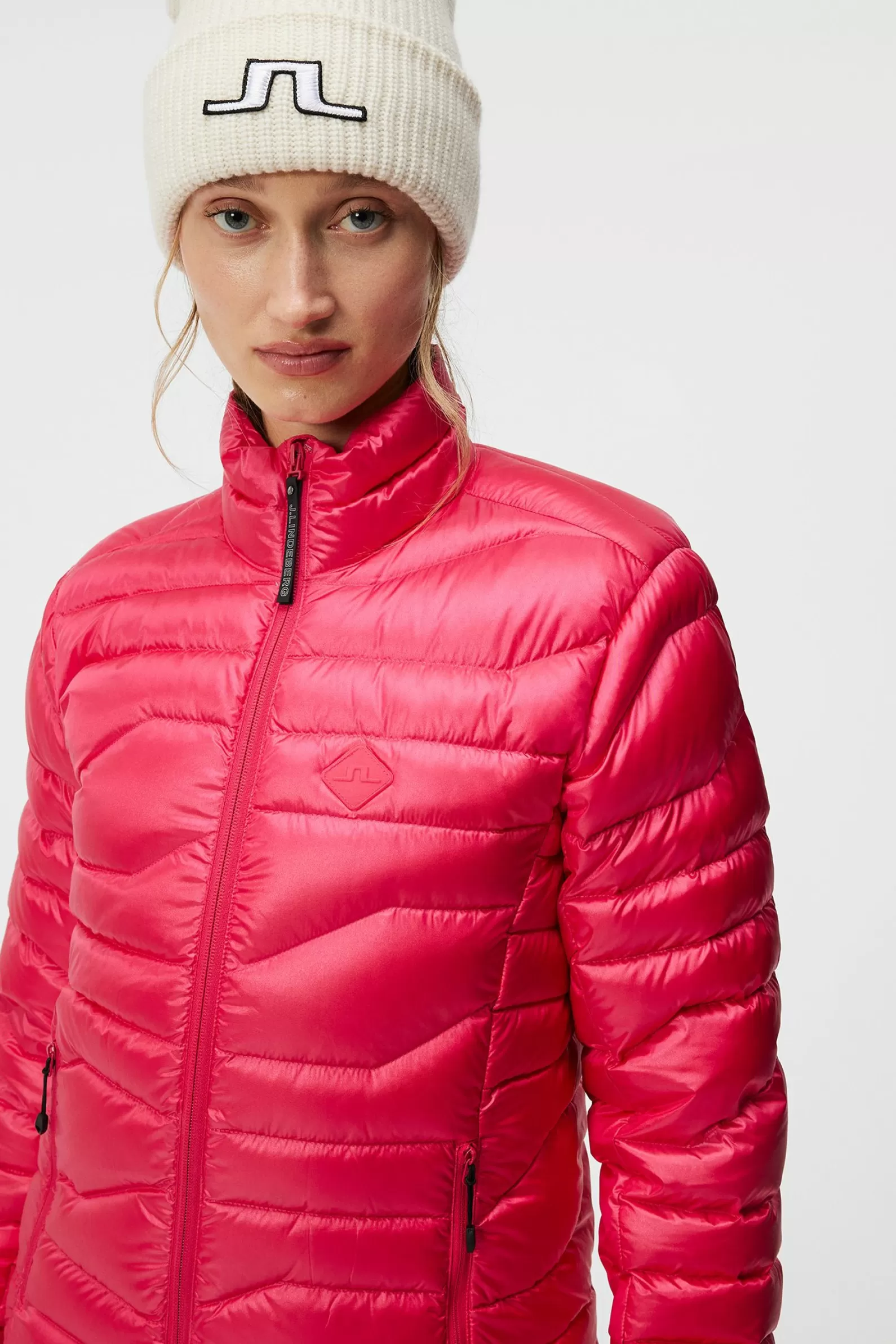 J.Lindeberg W Cliff Light Down Jacket Rose Red*MÄN | KVINNOR Jackor