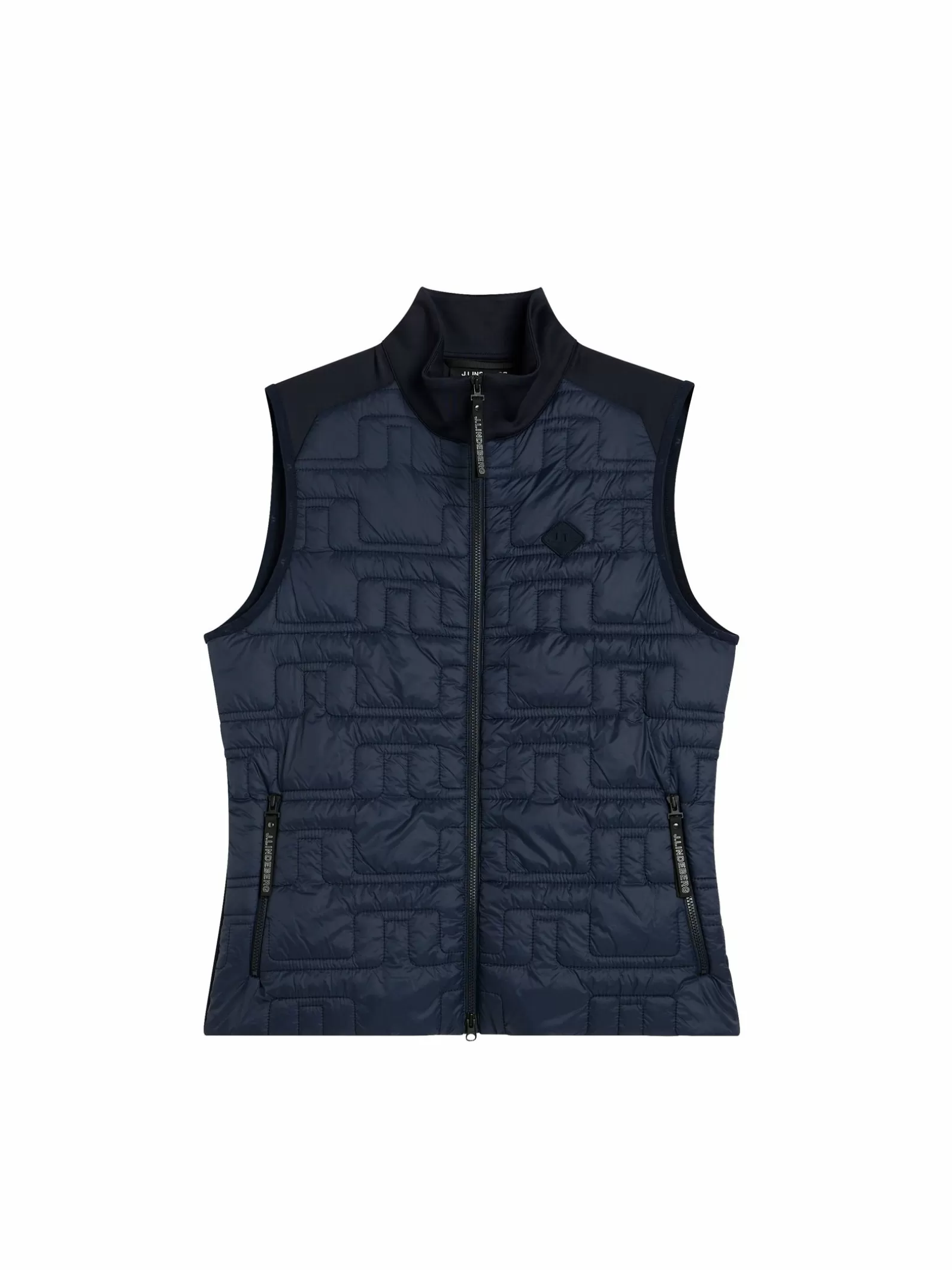 J.Lindeberg W Quilt Hybrid Vest Jl Navy*KVINNOR Gilets