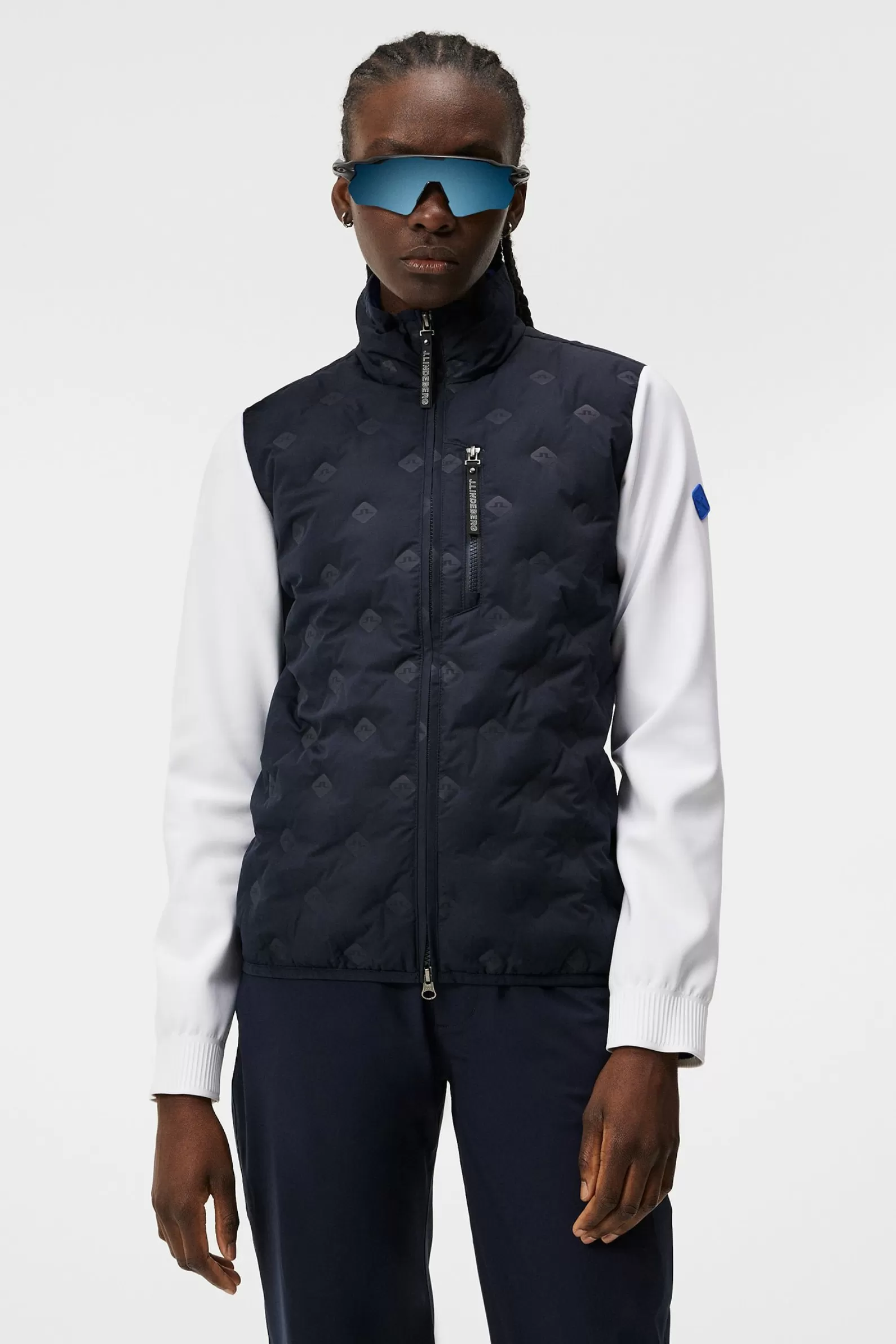 J.Lindeberg W Rosetta Hybrid Jacket Jl Navy*KVINNOR Jackor | Bas- och mellanlager