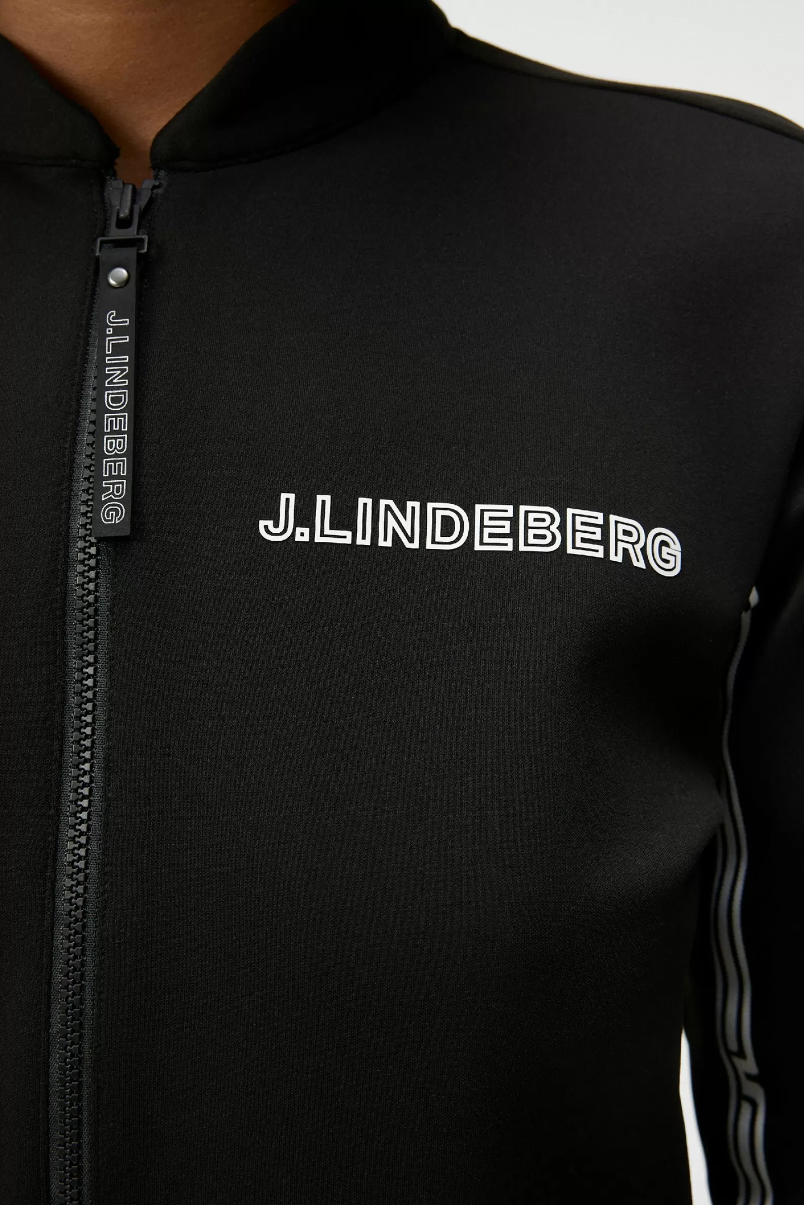 J.Lindeberg Wildcat Full Zip Mid Layer Black*KVINNOR Bas- och mellanlager