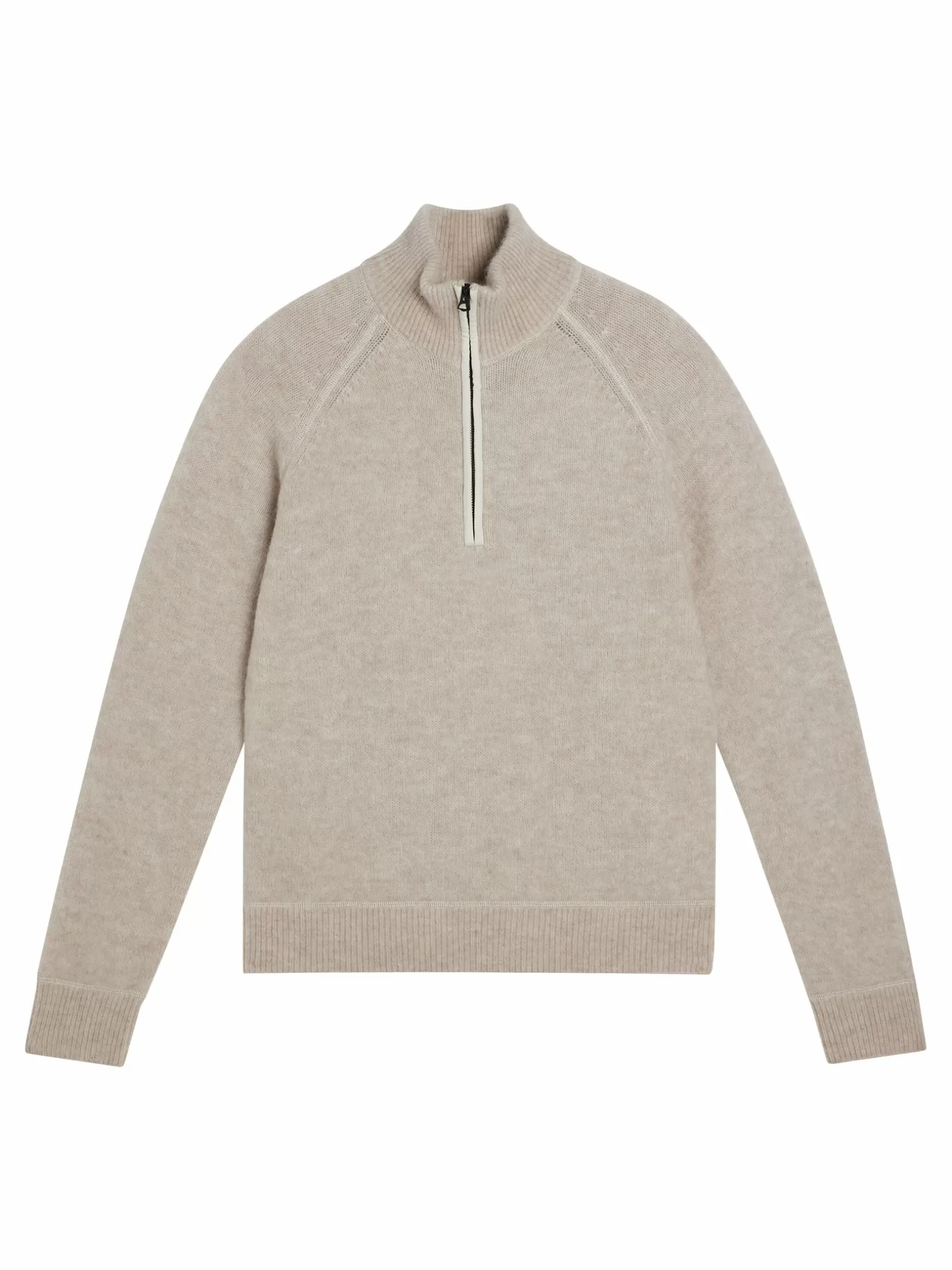 J.Lindeberg Wilton Half Zip Sweater Oyster Gray*MÄN Stickat