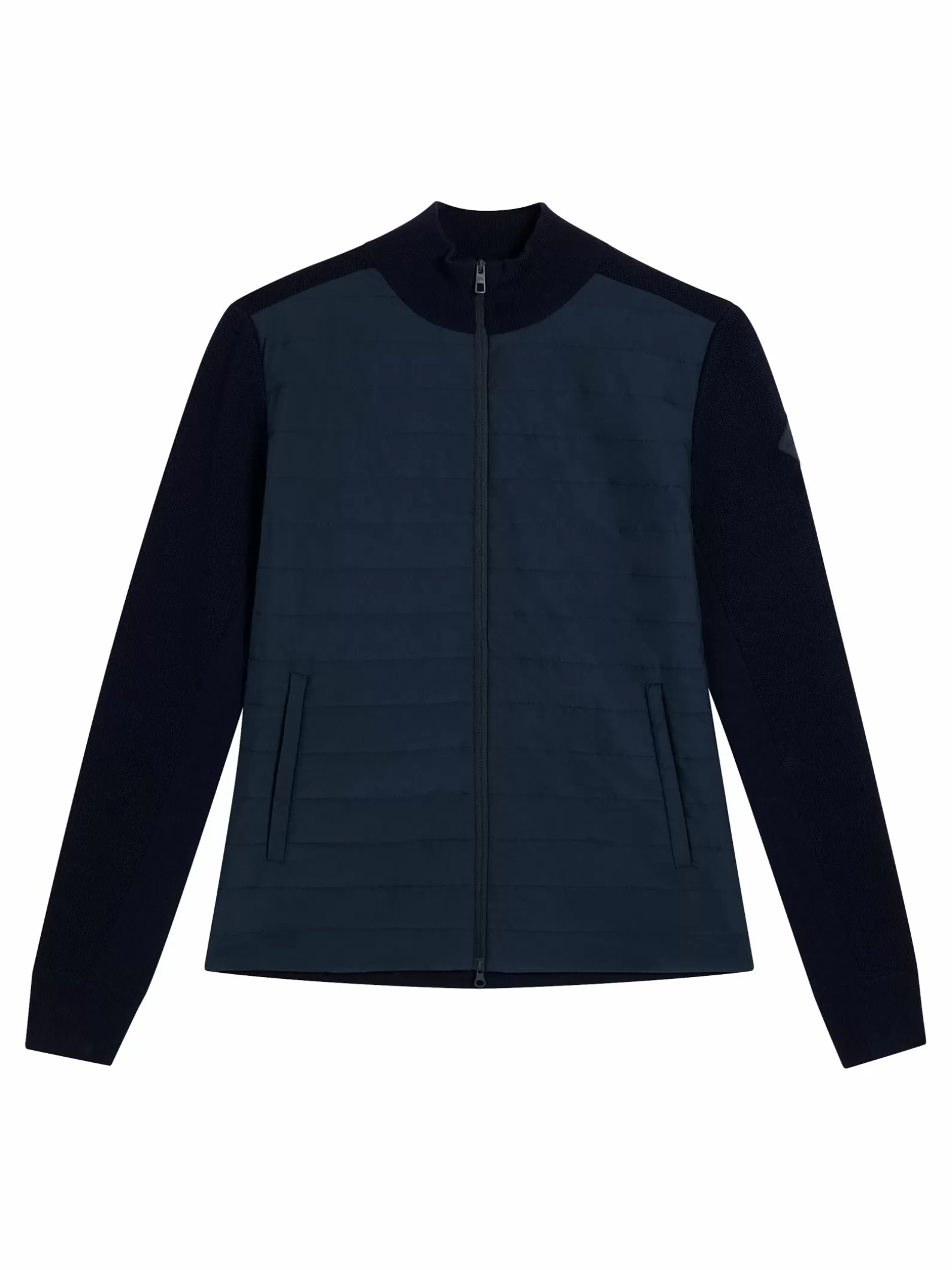 J.Lindeberg Wren Knitted Hybrid Jacket Jl Navy*KVINNOR Jackor | Stickat